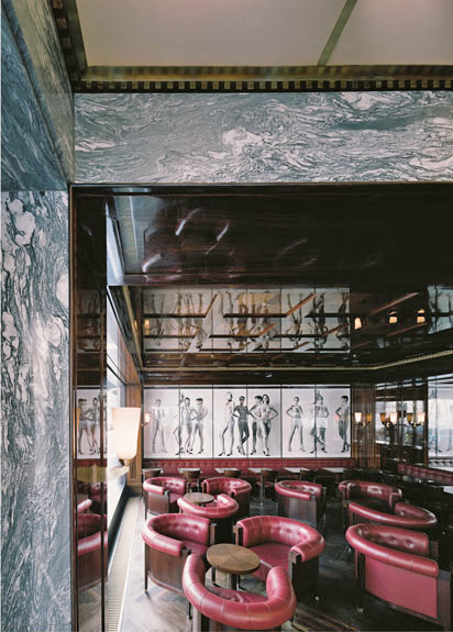 Interior Design of the Newton Bar